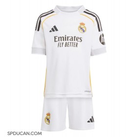 Dječji Nogometni Dres Real Madrid Vinicius Junior #7 Domaci 2025-26 Kratak Rukav (+ Kratke hlače)
